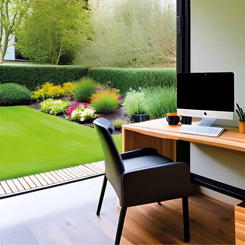 home office in garden building