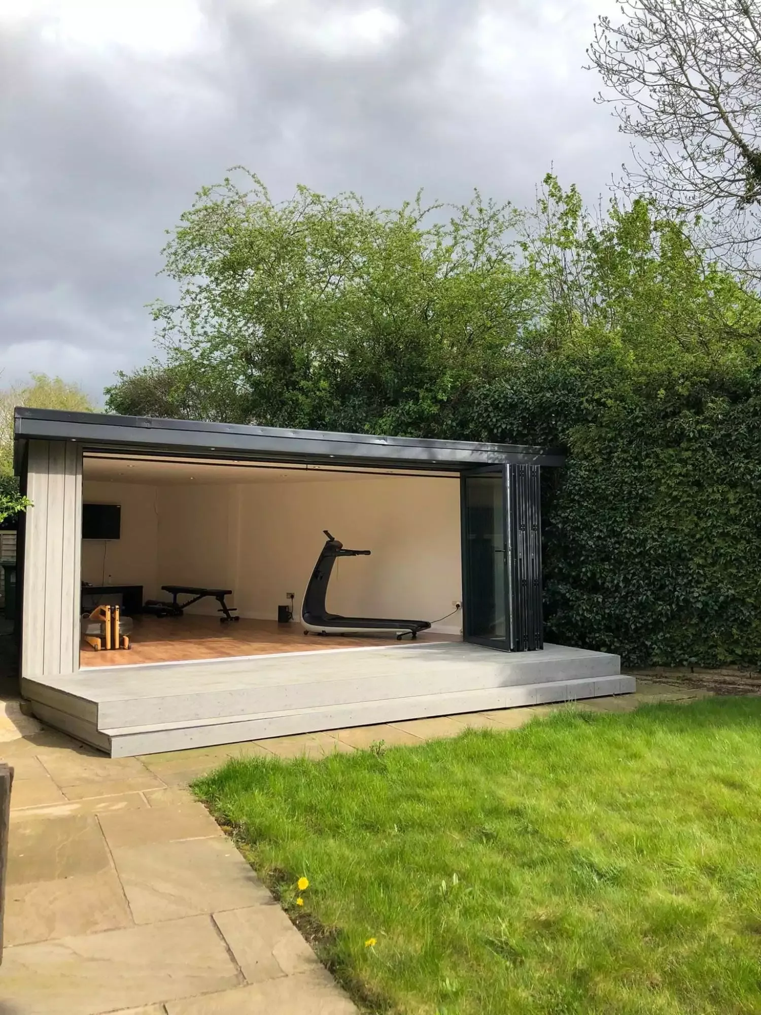 triangle footprint Garden Room for corner